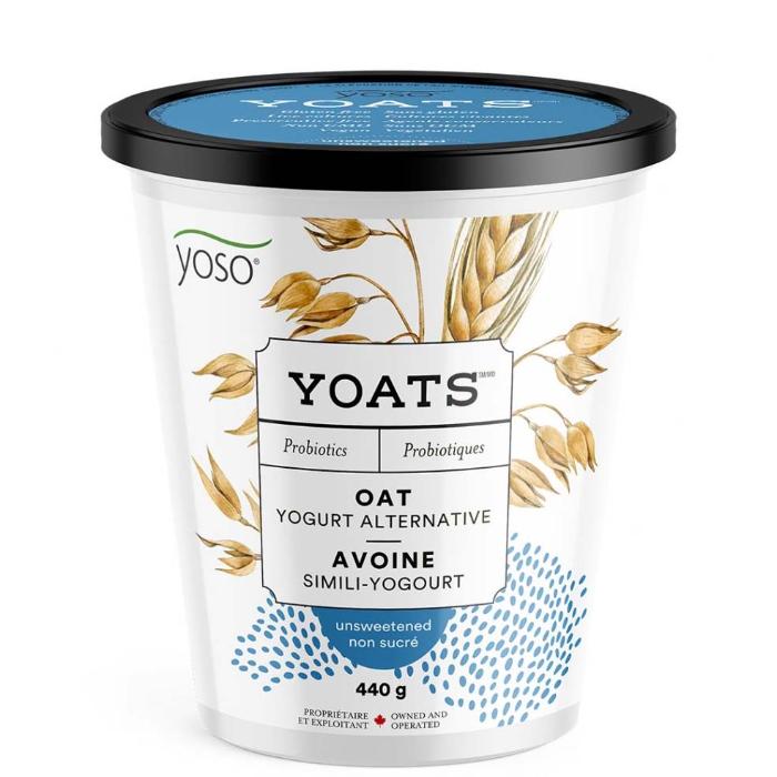 Yoso - Yoats Yogurt Alternative Oat Unsweetened, 440g