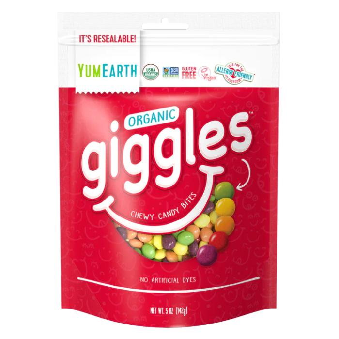 Yum Earth - Giggles Organic Smile Candies, 142g