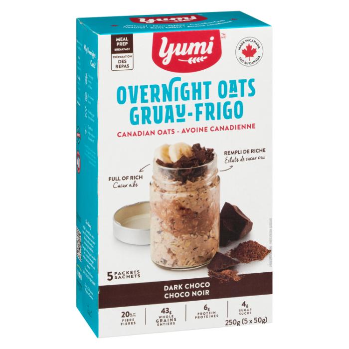 Yumi Organic - Overnight Oats Dark Chocolate, 5x50g