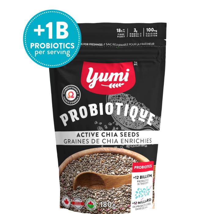 Yumi Organic - Probiotique Active Chia Seeds, 180g