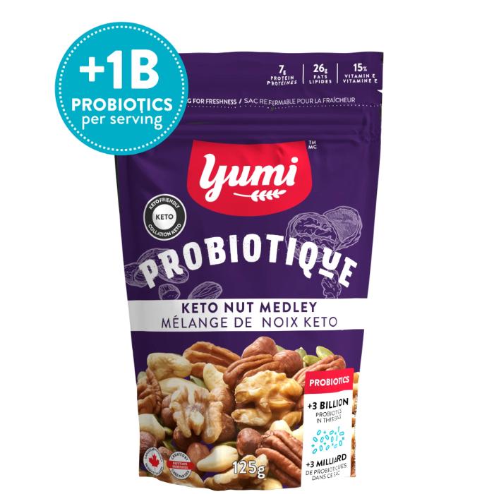 Yumi Organic - Probiotique Trail Mix Keto Nut Medley, 175g