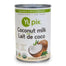 Yupik - Organic Coconut Milk 18%, 400ml
