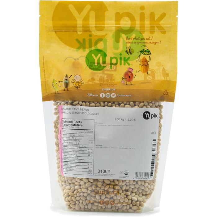 Yupik - Organic Navy Beans, 1kg - back