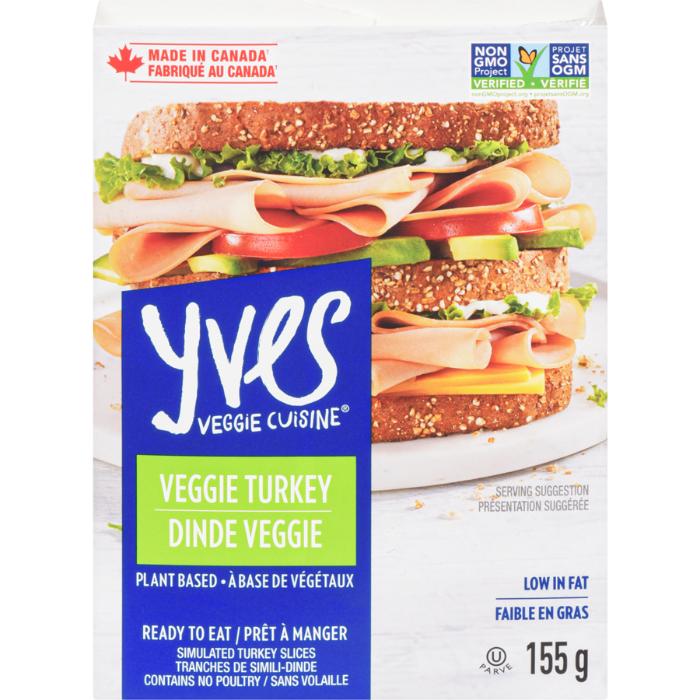 Yves Veggie Cuisine - Simulated Turkey Slices Veggie Turkey, 155g