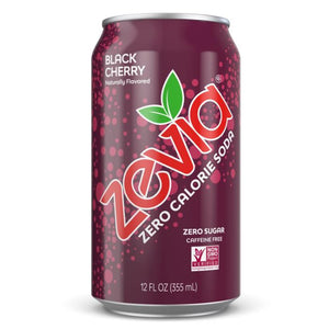 Zevia - Zero Calorie Soda Black Cherry | Multiple Sizes