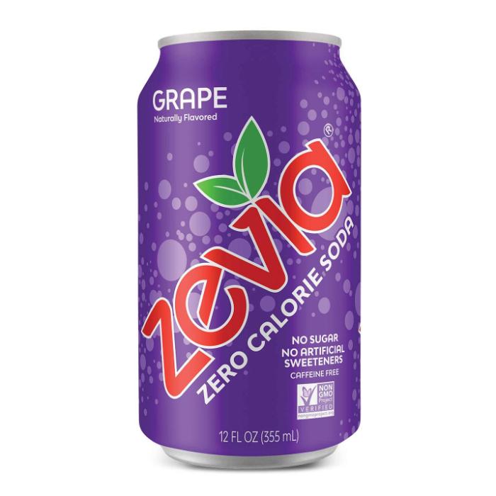 Zevia - Zero Calorie Soda Grape, 1x355ml