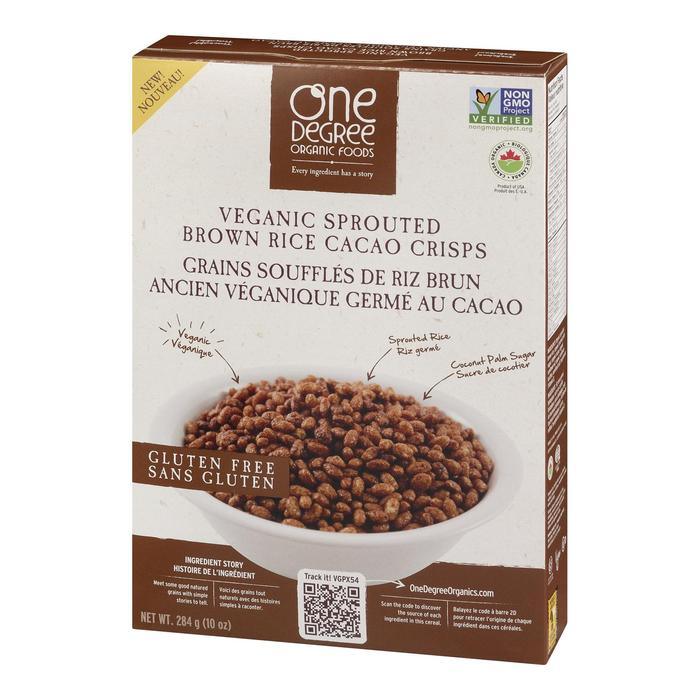 One Degree – Sprouted Brown Rice Cacao Chips, 10 Oz