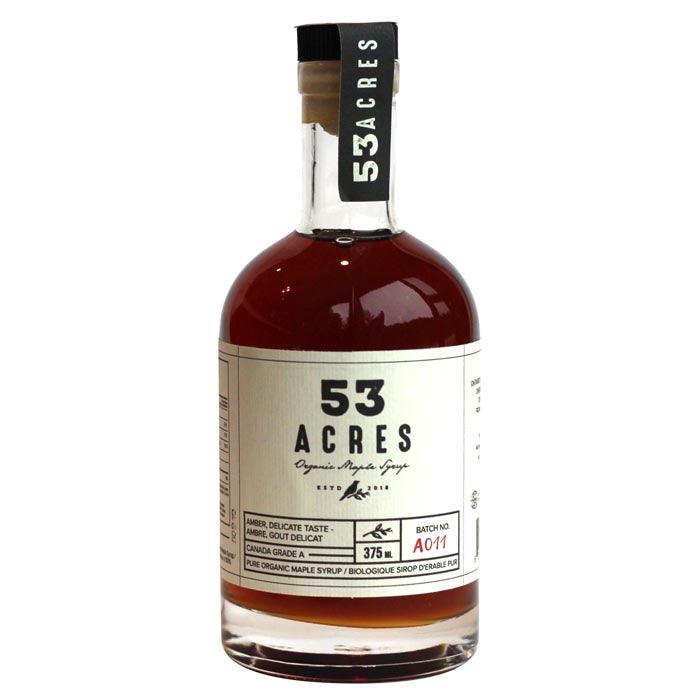 53 Acres  - Organic Maple Syrup Amber, 375ml