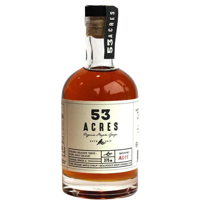 53 Acres - Organic Maple Syrup Golden, 375ml