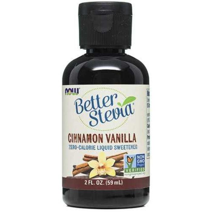 NOW FOODS - Stevia Liquid Extract (Cinnamon Vanilla), 60mL