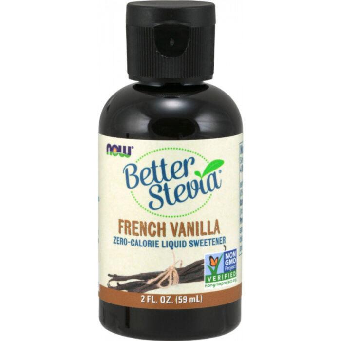NOW FOODS - Stevia Liquid Extract (French Vanilla), 60mL