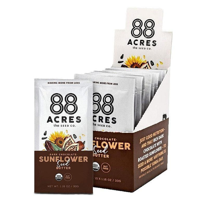 88 Acres – Sunflower Seed Butter – Dark Chocolate, 1.16 oz- Pantry 2