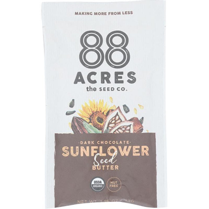 88 Acres – Sunflower Seed Butter – Dark Chocolate, 1.16 oz- Pantry 1