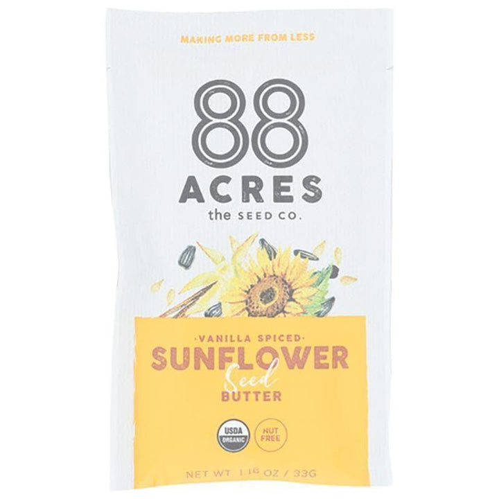 88 Acres – Sunflower Seed Butter – Vanilla Spice, 1.16 oz- Pantry 1