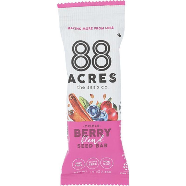 88 Acres – Triple Berry Seed Bars, 1.6 oz- Pantry 1