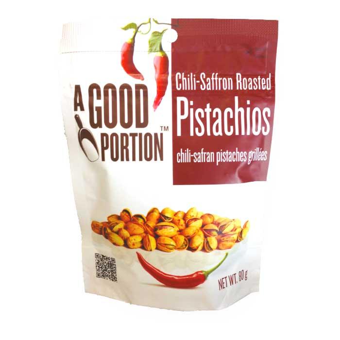 A Good Portion - Roasted Pistachios - Chili-Saffron, 80g