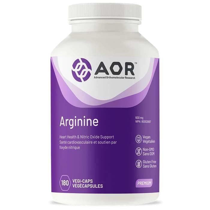 AOR - Arginine (600mg), 180 Capsules