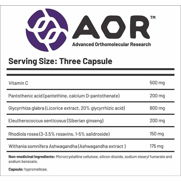 AOR - Ortho Adapt (675mg), 90 Capsules - BACK