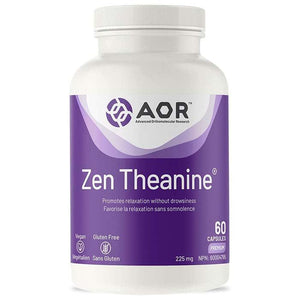 AOR - Zen Theanine (225mg), 60 Capsules
