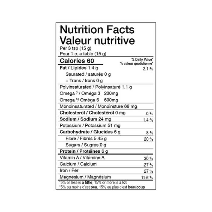 AURA Nutrition - Faultless Plant Based Superfood, 300g - Nutrition Facts