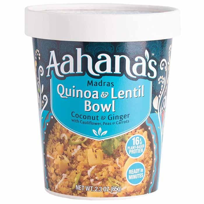 Aahana's - Madras Quinoa & Lentil Lentil and Rice Bowls (GF), 65g