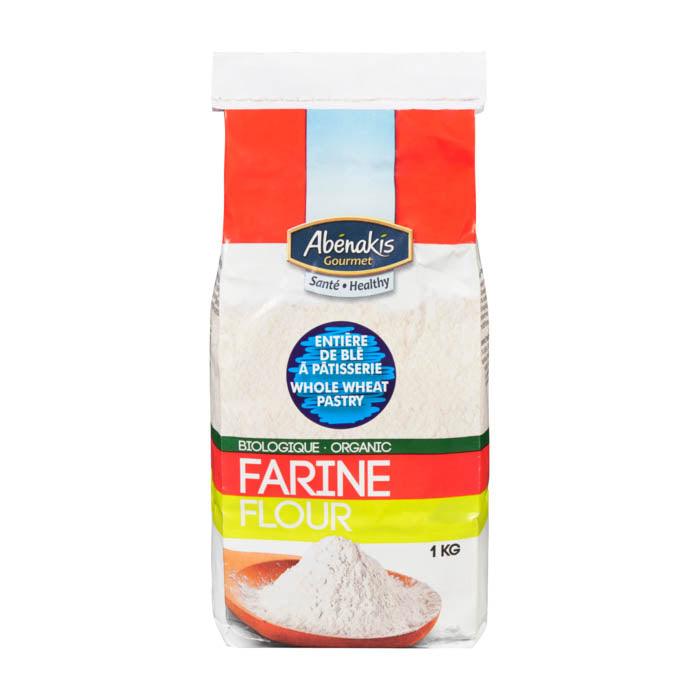 Abénakis Gourmet - Organic Pastry Flour - Whole Wheat, 1kg