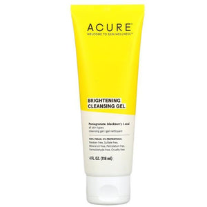 Acure – Brightening Cleansing Gel, 4 oz