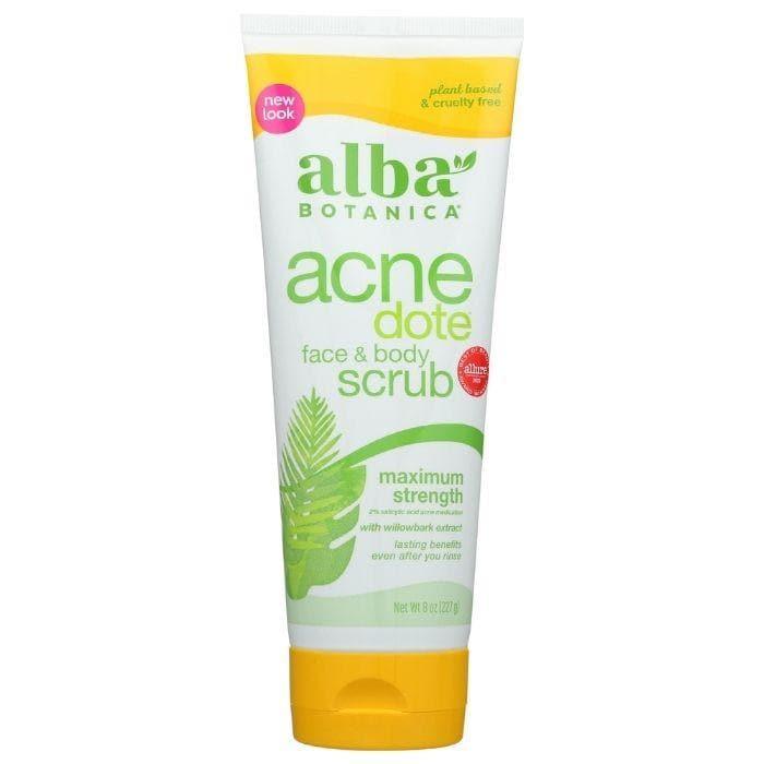 Alba Botanica - Acnedote Face & Body Scrub- Beauty & Personal Care 1