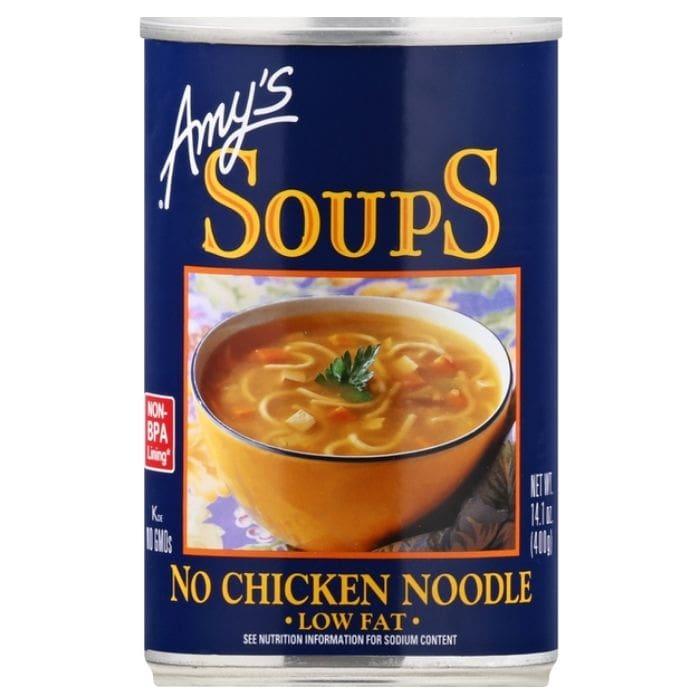 Amy's - Low Fat No Chicken Noodle Soup, 398ml - front