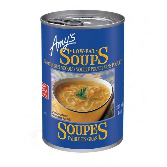 Amy's - No Chicken Noodle Soup, 398ml - front
