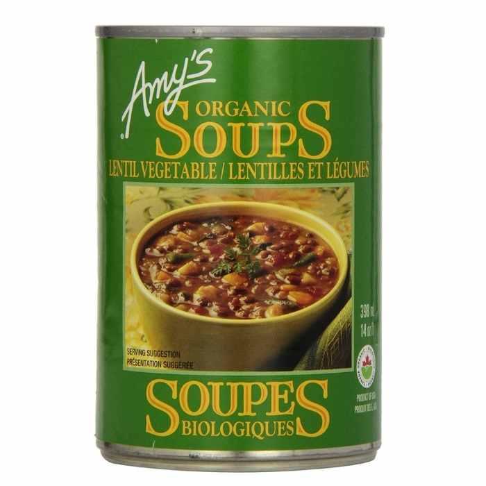 Amy's Organic Lentil Vegetable Soup, 398ml PlantX Canada