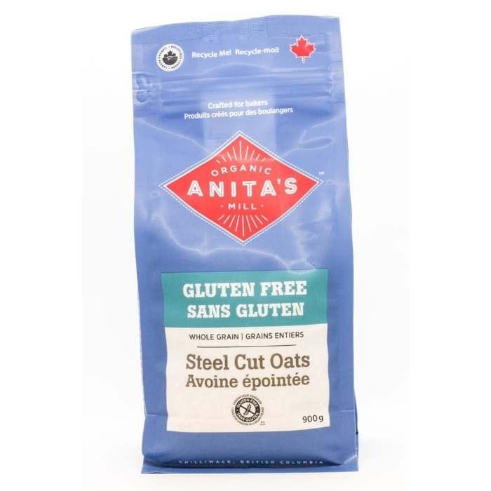 Anita's - Organic & Gluten Free Steel Cut Oats, 900g - front