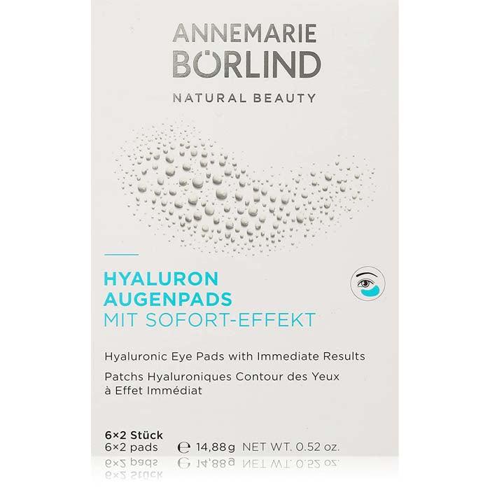Annemarie Borlind - Hyaluronic Eye Pads with Immediate Results, 6x2 Pads
