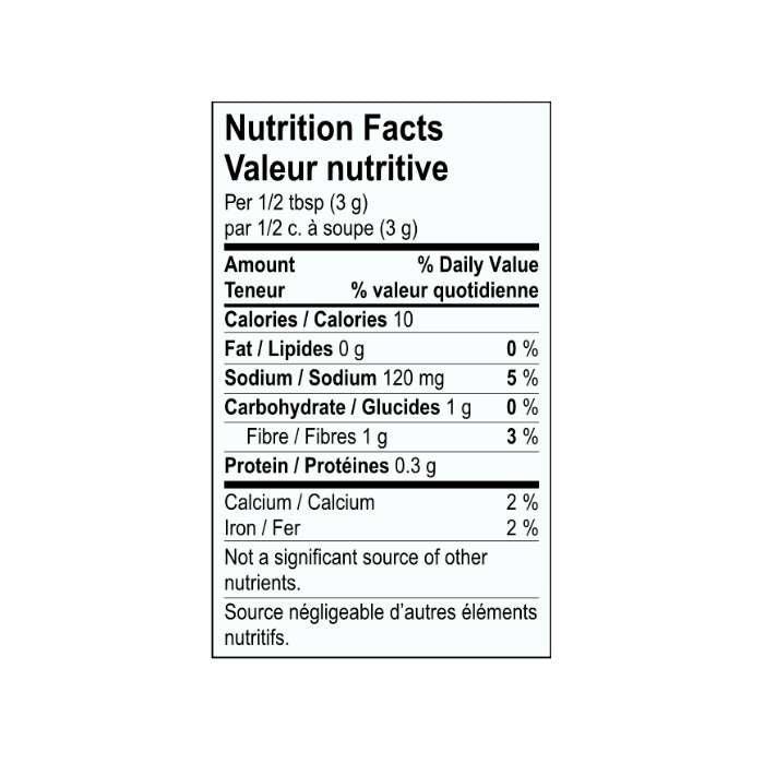 Arvinda's - Butter Chicken Masala Spice Powder, 70g - nutrition facts