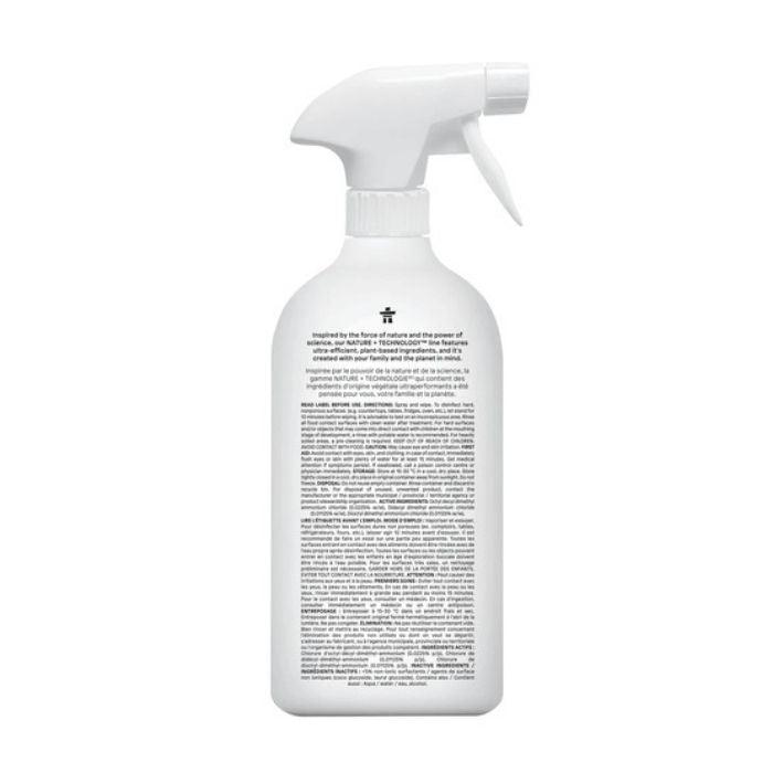 Attitude - All-Purpose Cleaner Disinfectant 99.9% - Unscented, 800ml - Back