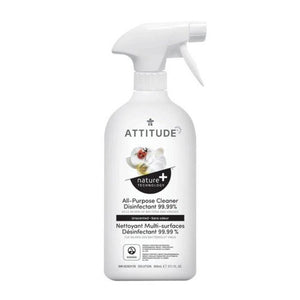 Attitude - All-Purpose Cleaner Disinfectant 99.9% - Unscented, 800ml
