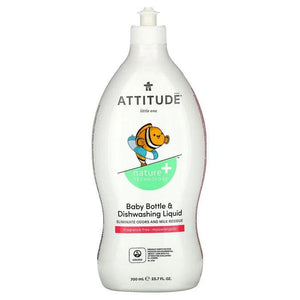 Attitude - Baby Bottle & Diswashing Liquid (Fragrance Free), 700ml