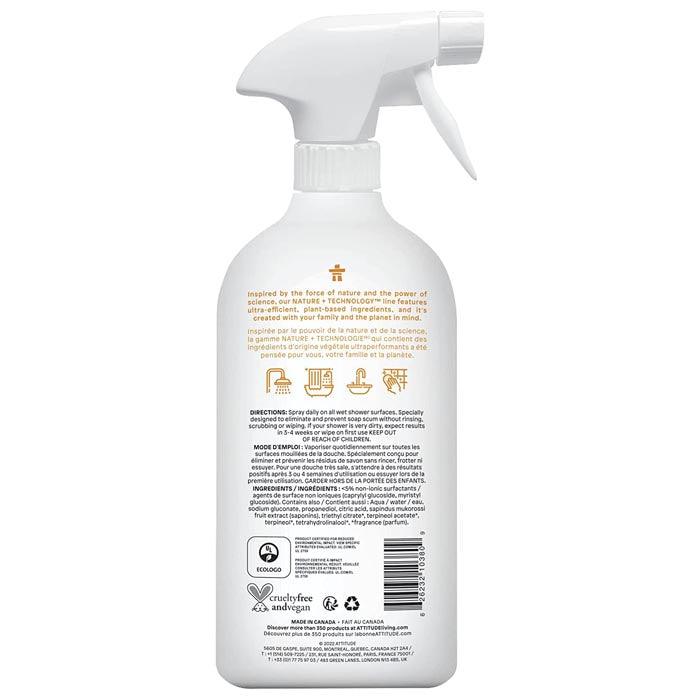 Attitude Daily Shower & Tile Cleaner Citrus Zest, 800ml PlantX Canada
