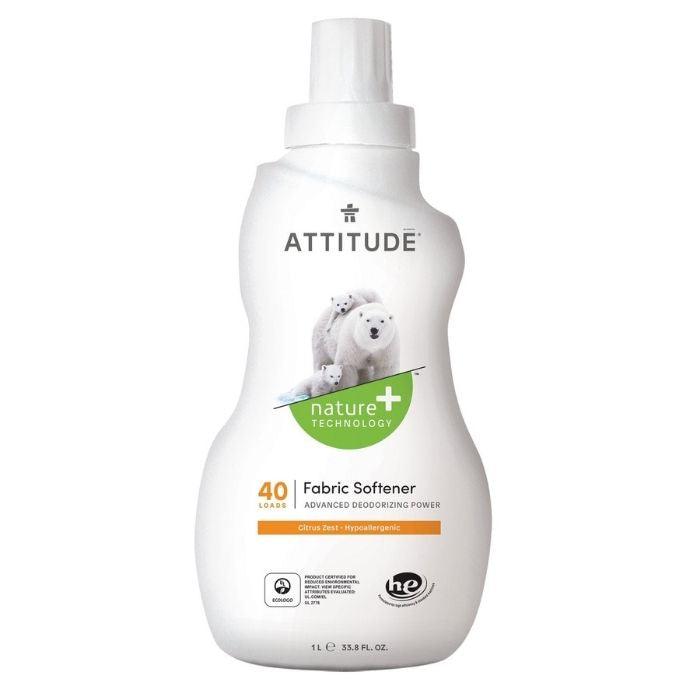 Attitude - Fabric Softener - Citrus Zest, 1L - front