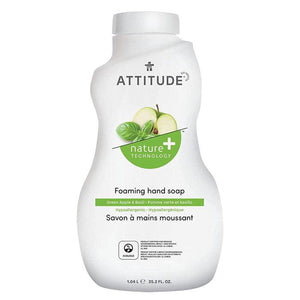 Attitude - Foaming Hand Soap Refill Green Apple & Basil, 1L
