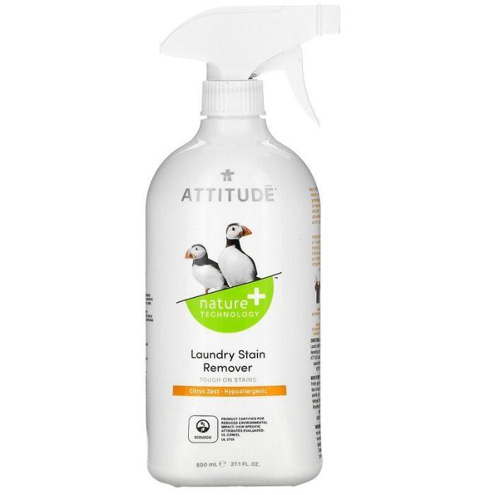 Attitude - Laundry Stain Remover - Citrus Zest, 800ml - front