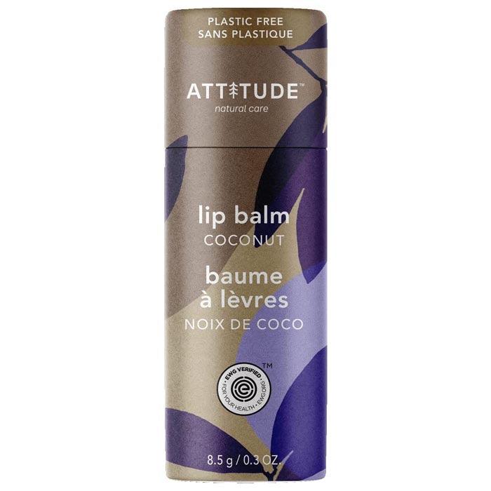 Attitude - Leaves Bar Lip Balm, 8.5g - Coconut