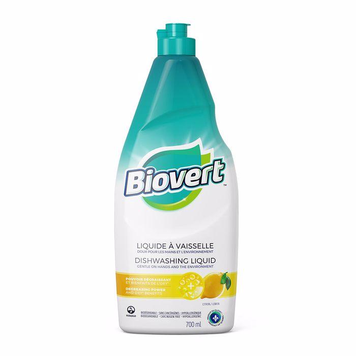 Biovert - BIOVERT DISHWASHING LIQUID GREEN APPLE, 700ml | Multiple Flavors