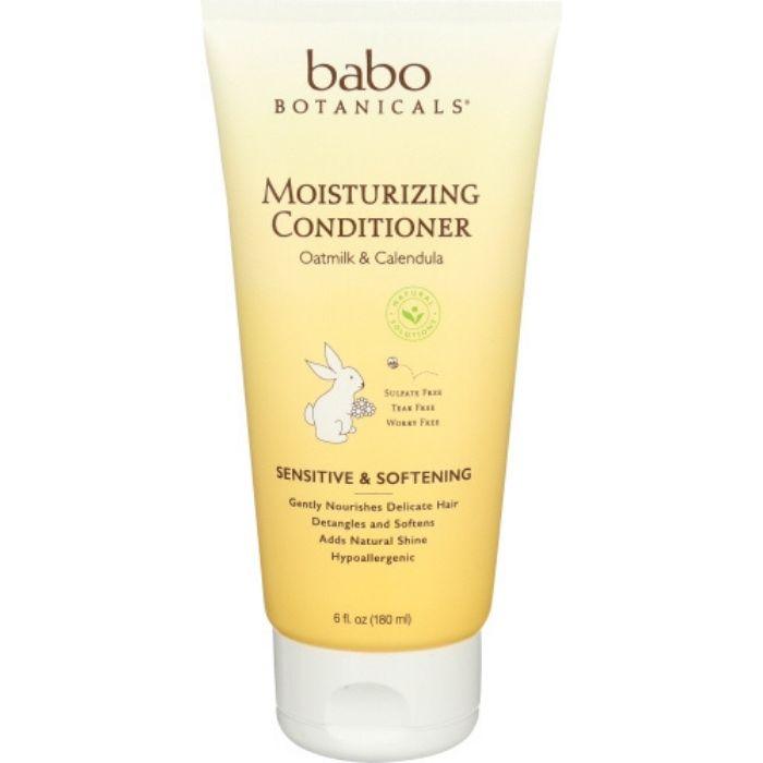 Babo Botanicals - Moisturizing Conditioner with Oatmilk, 6oz- Beauty & Personal Care 1