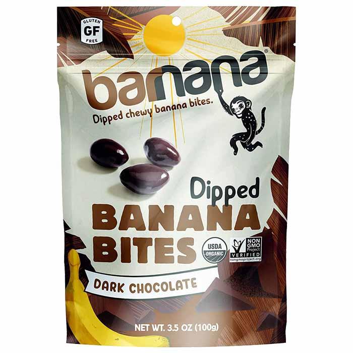 Barnana  - Organic Chewy Banana Bites - Chocolate, 100g
