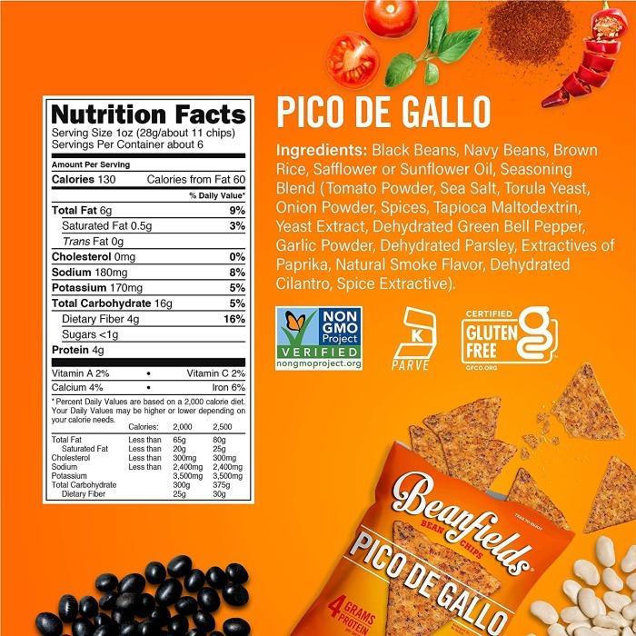 Beanfields – Pico De Gallo Bean Rice Chips 5.5 Oz- Pantry 3