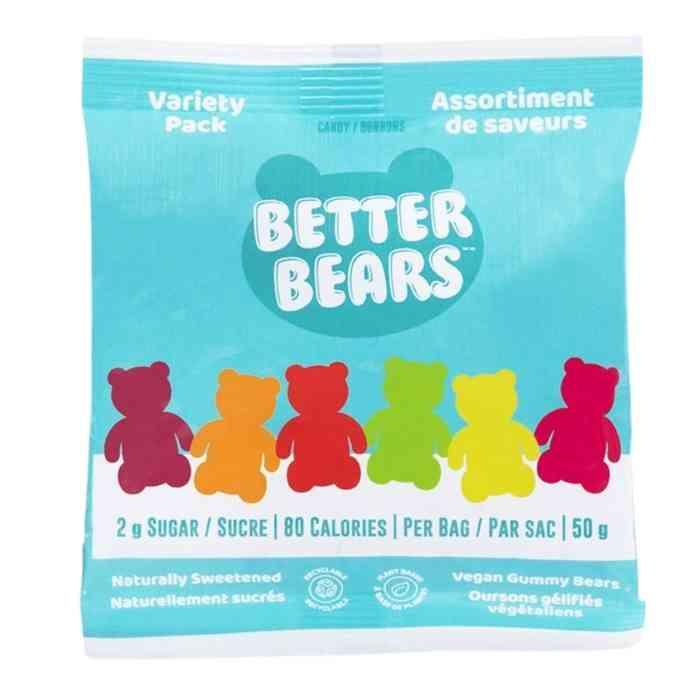 Better Bears - Variety Pack, 50g - Front