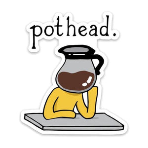 Big Moods - Pothead Coffee Sticker