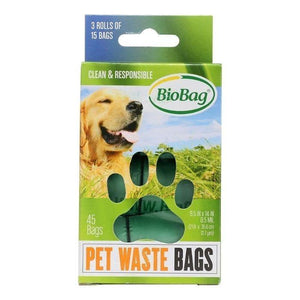 Biobag - Pet Waste Bags on a Roll, 45 bags