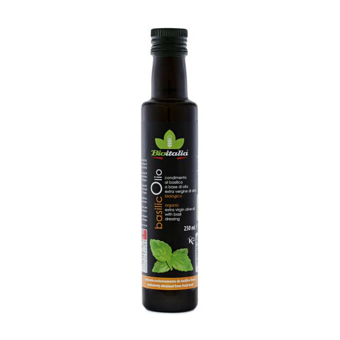 Bioitalia - Basilicolio - Organic Basil Extra Virgin Olive Oil, 250ml